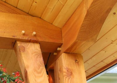 timber peg joinery