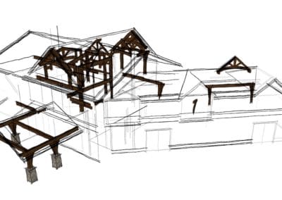 timber frame house home floor plan