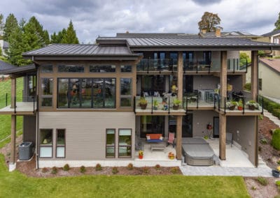 modern contemporary timber frame home