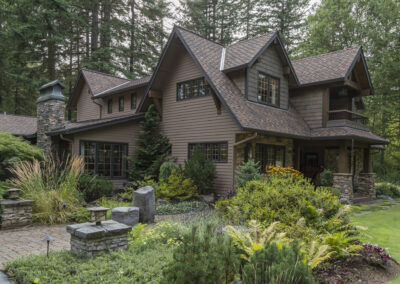 traditional hybrid timber home