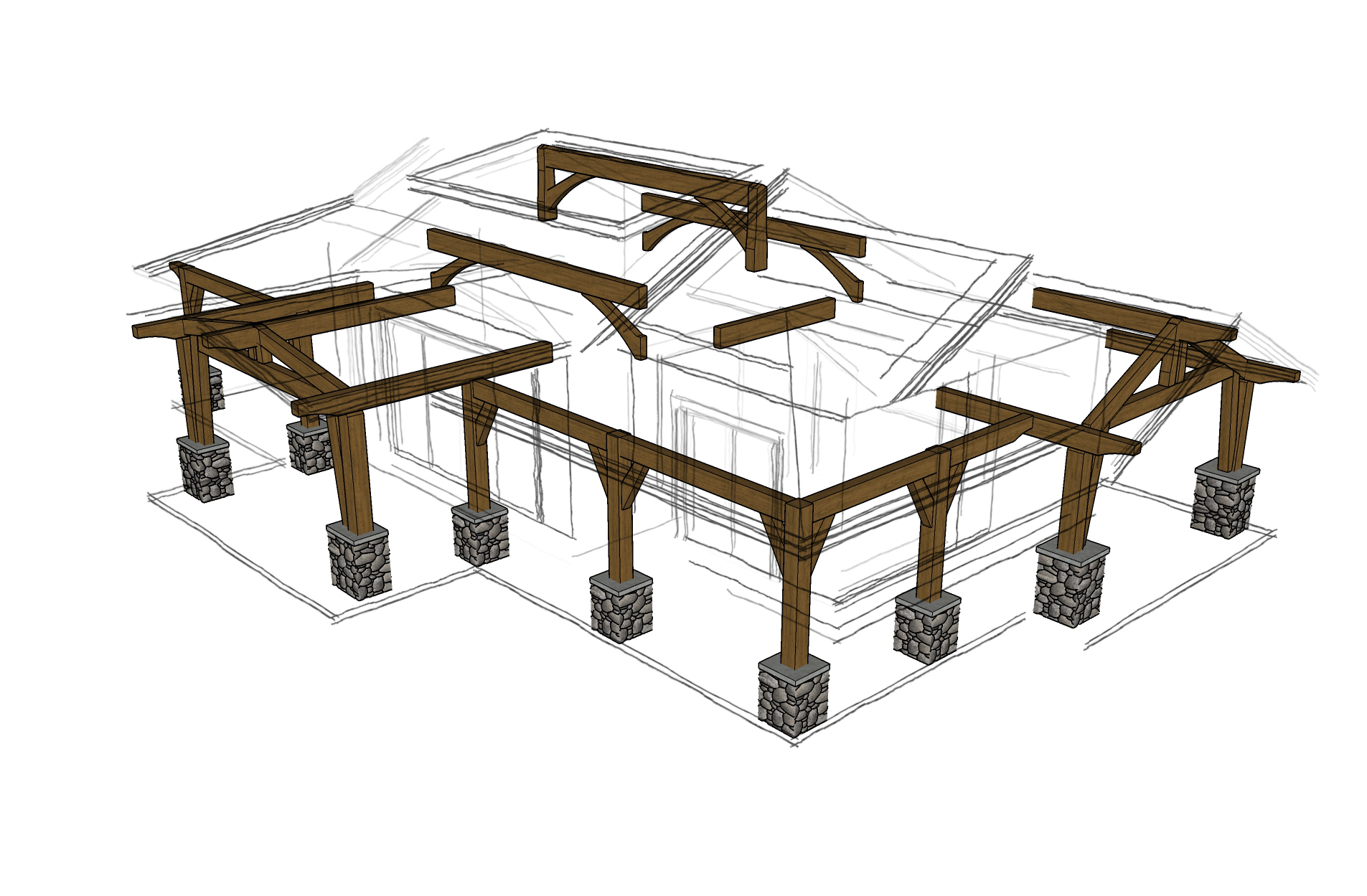 Bennet Valley Bungalow - Timber Frame Floor Plan