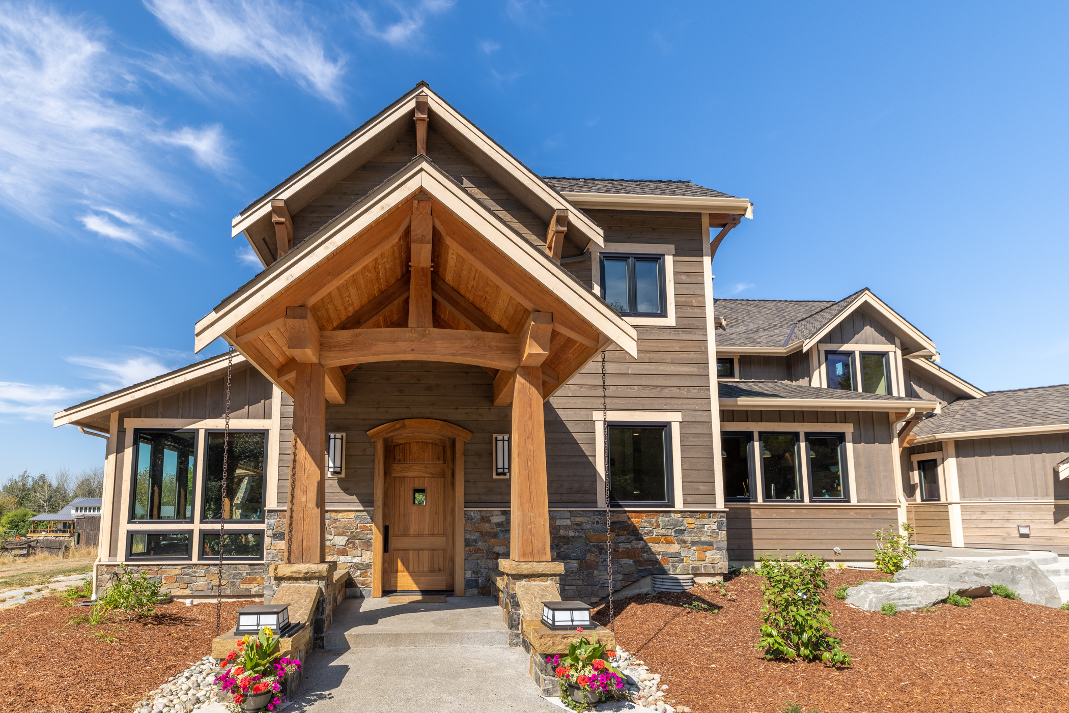 Craftsman - Classic - Rustic Hybrid Timber Frame Home