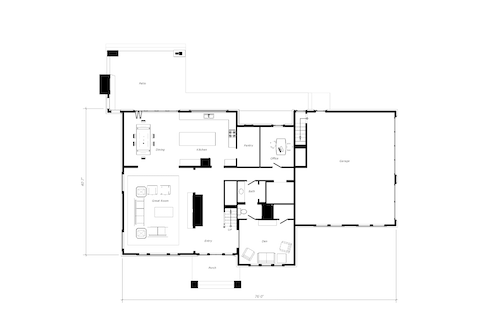 modern home design plan