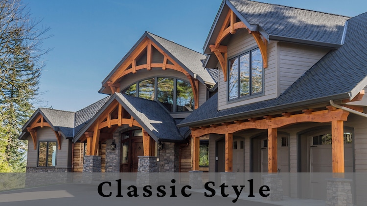 classic timber home design style
